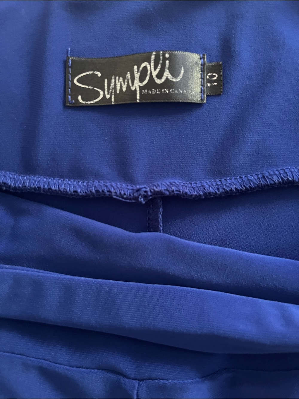 Sympli Royal Blue Women's Capris